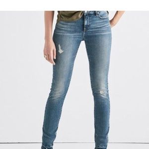 Lucky Brand Hayden Skinny Jeans Denim Distressed